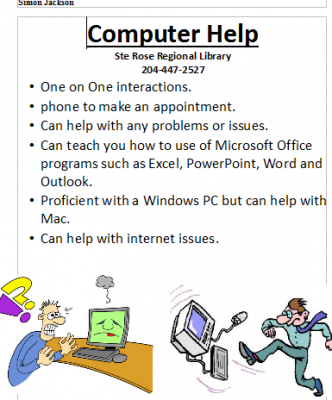 Tech help poster